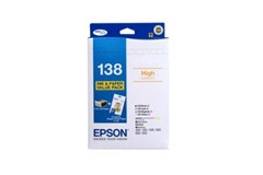 EPSON C13T138695 EPSON T138 BUNDLE PACK INK & MEDIA (C13T138695 EPA3869 1266396 T138695) Unavailable