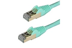 STARTECH 6ASPAT2MAQ STARTECH 2m Aqua Cat6a Ethernet Cable - STP (6ASPAT2MAQ 3683408 4210564) $22.24